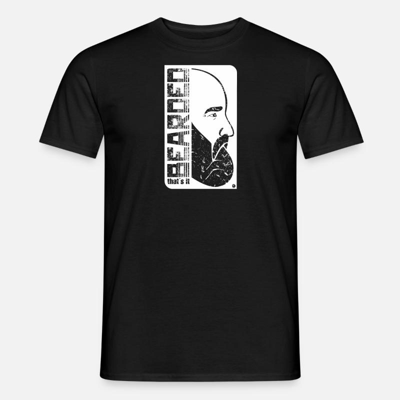 Bearded that´s it - Männer T-Shirt - Schwarz