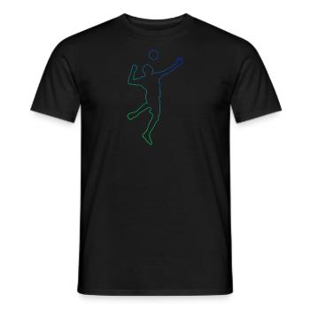 Faustball Damen Fistball Faustballspieler - Männer T-Shirt - Schwarz - Vorne - AI Model Male 178 light (178cm)