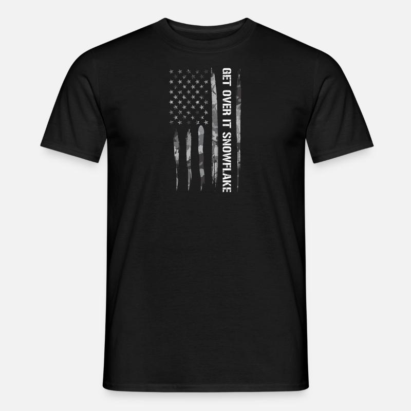 Get Over It Snowflake - Men's T-Shirt - black