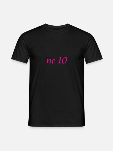 ne 10 - Männer T-Shirt - Schwarz