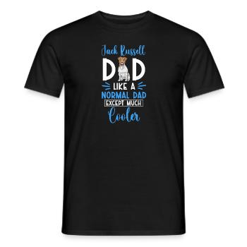 Jack Russell Terrier - T-shirt homme - noir - Devant - AI Model Male 178 light (178cm)
