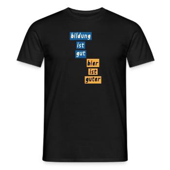 Informatiker Programmierer Admin Nerd Geschenk - Männer T-Shirt - Schwarz - Vorne - AI Model Male 178 light (178cm)