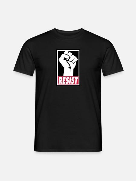 RESIST - T-shirt homme - noir