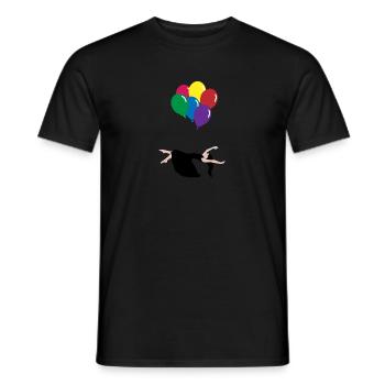 Balloon - T-shirt homme - noir - Devant - AI Model Male 178 light (178cm)