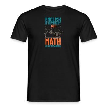 Géométrie Nombre d’or Math Fibonacci - T-shirt homme - noir - Devant - AI Model Male 178 light (178cm)