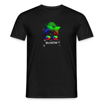 Baloutchistan - T-shirt homme - noir - Devant - AI Model Male 178 light (178cm)