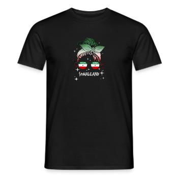 Somaliland - T-shirt homme - noir - Devant - AI Model Male 178 light (178cm)
