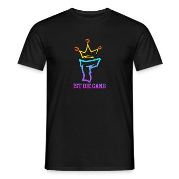 Floriankiller007 Unterschrift - Männer T-Shirt - Schwarz - Vorne - AI Model Male 178 light (178cm)
