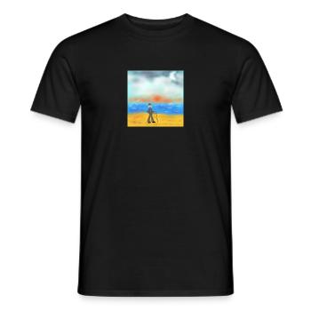 2 Sternmöwenreiter - Männer T-Shirt - Schwarz - Vorne - AI Model Male 178 light (178cm)