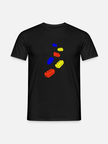 Eier symbol - Männer T-Shirt - Schwarz