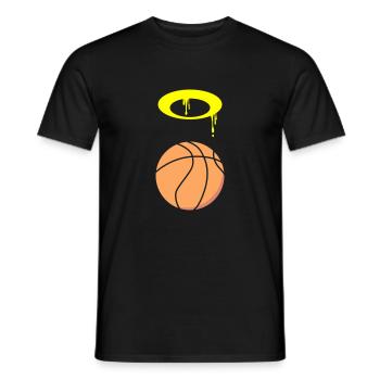 Basket-ball 5 0 04 - T-shirt homme - noir - Devant - AI Model Male 178 light (178cm)