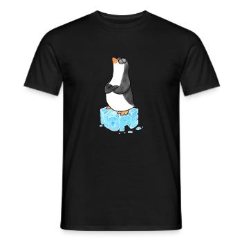 NEIN - Männer T-Shirt - Schwarz - Vorne - AI Model Male 178 light (178cm)