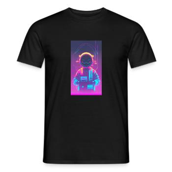 Cyber chill - Männer T-Shirt - Schwarz - Vorne - AI Model Male 178 light (178cm)