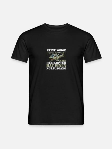 Pilot Helicopter Helicopter - Men's T-Shirt - black