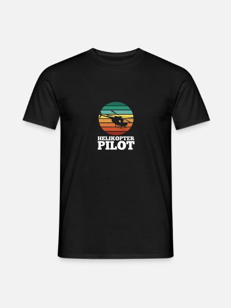 Pilot Helicopter Helicopter - Men's T-Shirt - black
