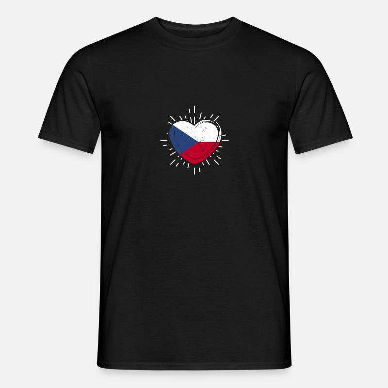 Tschechen Tschechisch Tschechien - Männer T-Shirt - Schwarz