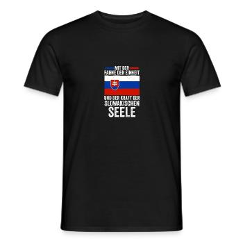Slowaken Slowakei - Männer T-Shirt - Schwarz - Vorne - AI Model Male 178 light (178cm)