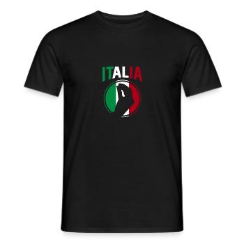 Italia Italiener Italienisch Italien - Männer T-Shirt - Schwarz - Vorne - AI Model Male 178 light (178cm)