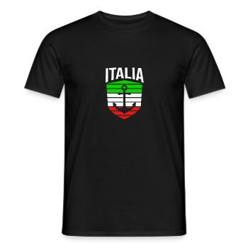 Italia Italiener Italienisch Italien - Männer T-Shirt - Schwarz - Vorne - AI Model Male 178 light (178cm)