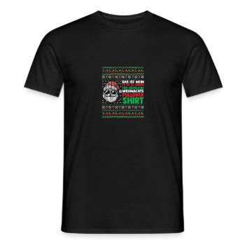 Santa Claus Christmas Ugly Christmas - Men's T-Shirt - black - Front - AI Model Male 178 light (178cm)