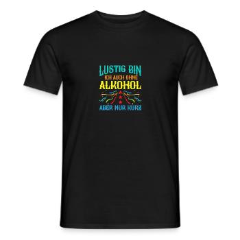 Costume de carnaval Bière Carnaval Carnaval - T-shirt homme - noir - Devant - AI Model Male 178 light (178cm)