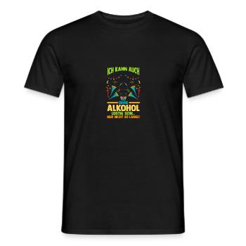 Carnival Costume Beer Carnival Carnival - Men's T-Shirt - black - Front - AI Model Male 178 light (178cm)