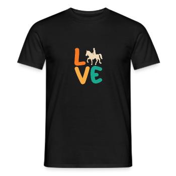 Cheval - T-shirt homme - noir - Devant - AI Model Male 178 light (178cm)