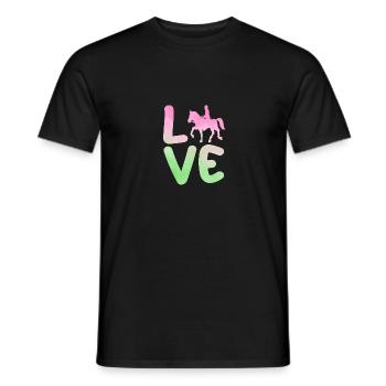 Cheval - T-shirt homme - noir - Devant - AI Model Male 178 light (178cm)