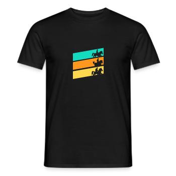 Cheval - T-shirt homme - noir - Devant - AI Model Male 178 light (178cm)
