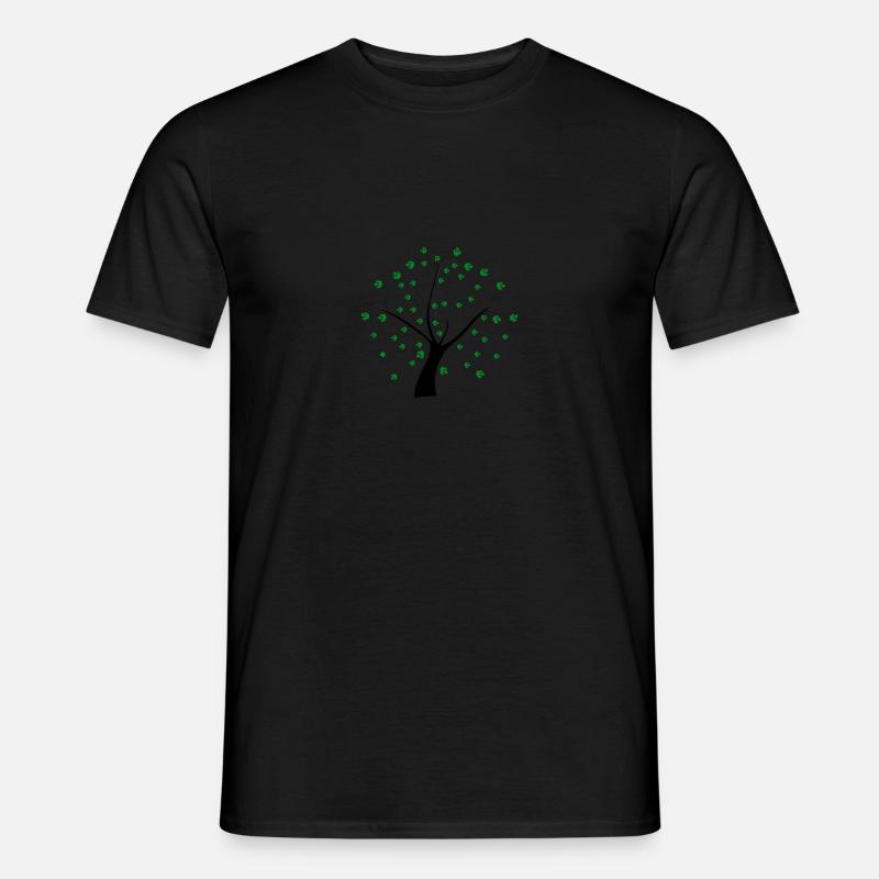 Der wundervolle Baum - Männer T-Shirt - Schwarz