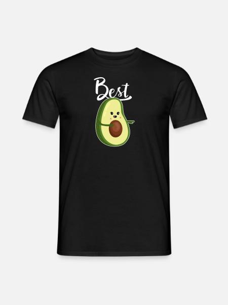 Chemise de partenaire meilleur couple-avocat amour - T-shirt homme - noir