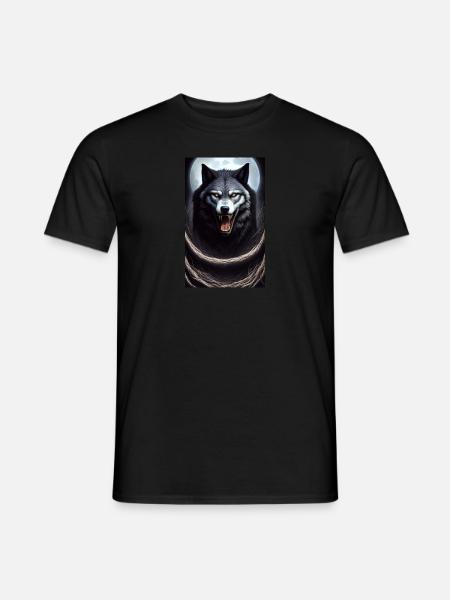 Werwolf | Wolf | Fabelwesen | Monster | Mystisch - Männer T-Shirt - Schwarz