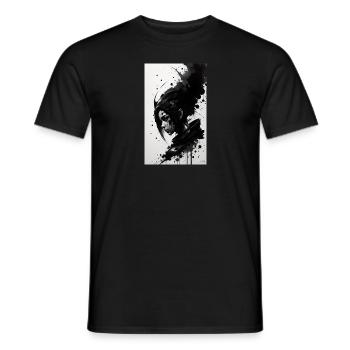 Extraterrestre | OVNI | Vaisseau spatial | PAU | étranger - T-shirt homme - noir - Devant - AI Model Male 178 light (178cm)