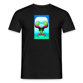 Alien | UFO | Raumschiff | UAP | außerirdische - Männer T-Shirt - Schwarz - Vorne - AI Model Male 178 light (178cm)