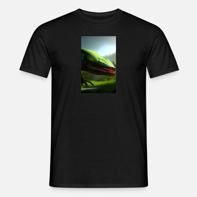 Alieno | UFO | Astronave | UAP | straniero - T-shirt uomo - nero