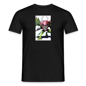 Extraterrestre | OVNI | Vaisseau spatial | PAU | étranger - T-shirt homme - noir - Devant - AI Model Male 178 light (178cm)