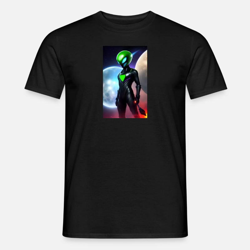 Alieno | UFO | Astronave | UAP | straniero - T-shirt uomo - nero