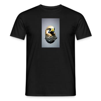 Aigle | Oiseaux | Liberté | Animaux - T-shirt homme - noir - Devant - AI Model Male 178 light (178cm)