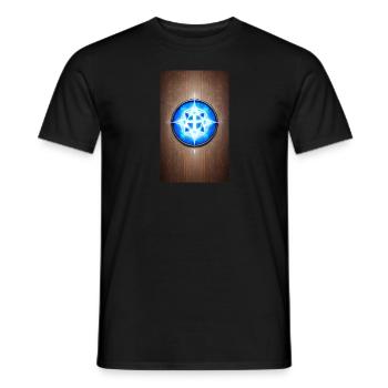 Mystical symbol | mysterious | Symbol - Men's T-Shirt - black - Front - AI Model Male 178 light (178cm)