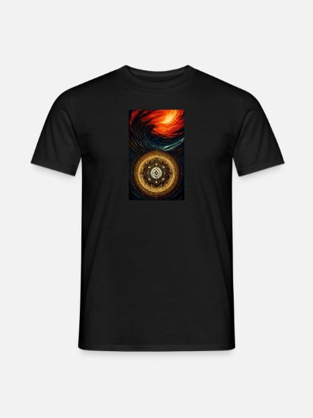 Mystical symbol | mysterious | Symbol - Men's T-Shirt - black