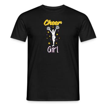 Cheer Girl Cheerleader - Männer T-Shirt - Schwarz - Vorne - AI Model Male 178 light (178cm)