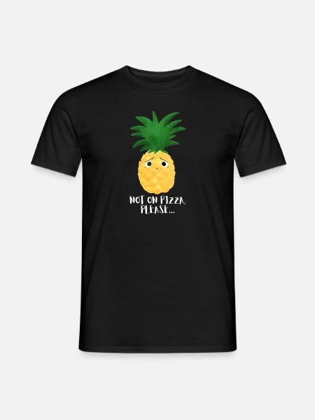 Salva l'ananas - Mænd T-shirt - sort