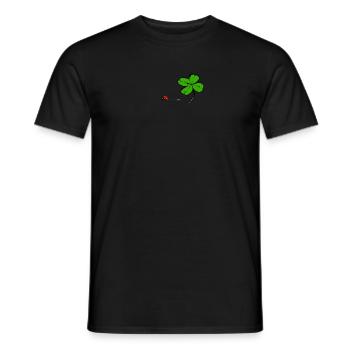 Marienkäfer näht - Männer T-Shirt - Schwarz - Vorne - AI Model Male 178 light (178cm)