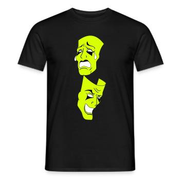 MASKS Color Changeable - Men's T-Shirt - black - Front - AI Model Male 178 light (178cm)