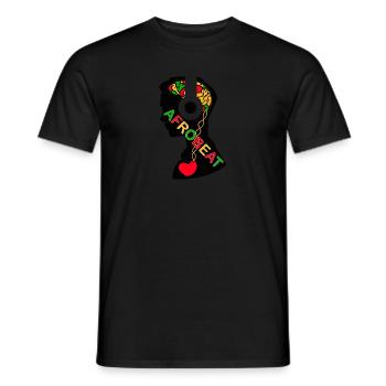 Mein Herz Schlägt Für Afrobeat - Männer T-Shirt - Schwarz - Vorne - AI Model Male 178 light (178cm)
