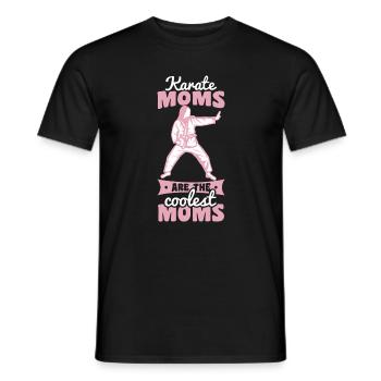 Karate Mother - Men's T-Shirt - black - Front - AI Model Male 178 light (178cm)