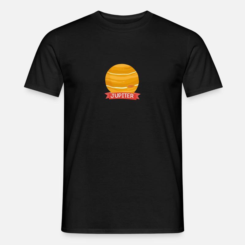 Planet Jupiter Space gift - Männer T-Shirt - Schwarz