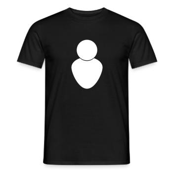 Persona avatar - Camiseta hombre - negro - delante - AI Model Male 178 light (178cm)