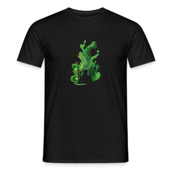 Cybersecurity Antivirus - Men's T-Shirt - black - Front - AI Model Male 178 light (178cm)