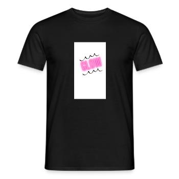 Glow Up - Männer T-Shirt - Schwarz - Vorne - AI Model Male 178 light (178cm)